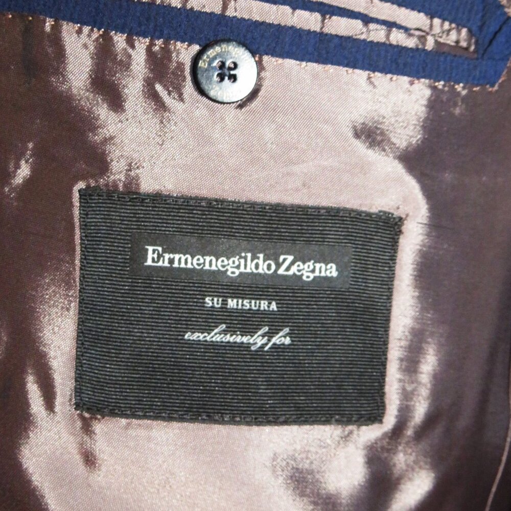 Ermenegildo Su Misura High Performance Firen Current Three Roll Two Suit 44R - Picture 16 of 16